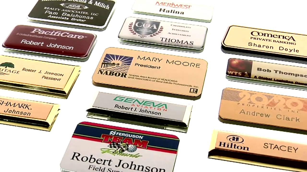 Name badges