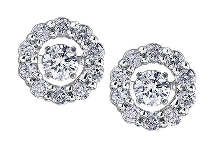Diamonds in motion earrings sales